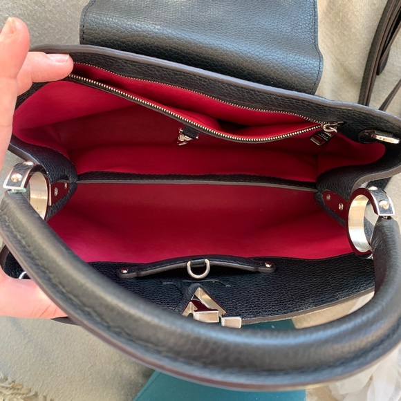 Louis Vuitton Taurillon Capucines PM Black - Picture 6 of 8